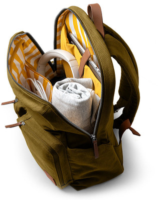 DailyObjects Olive Green Field 16 L Laptop Backpack(Green)