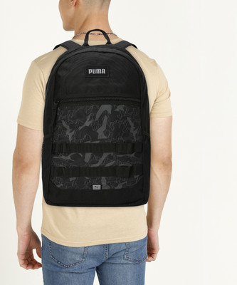 PUMA Style Backpack 21 L Laptop Backpack(Black)