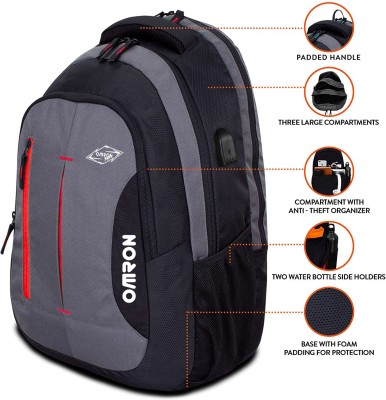 omron bag Casual Backpack Office, college, School, travel, Daily Use / For Men & Women 30 L Laptop Backpack(Black)