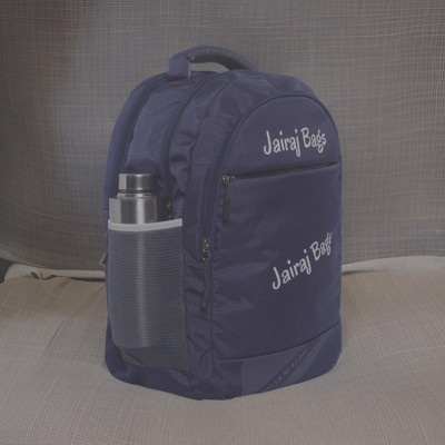 JairaJ regular size Laptop school bag college travell office bag with rain cover 40 L Backpack(Blue)