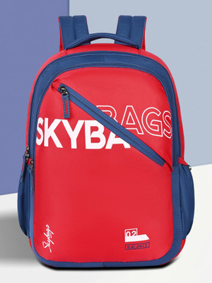SKYBAGS At-E Casual Printed School Bag For Girls And Boys 23 L Backpack(Red)