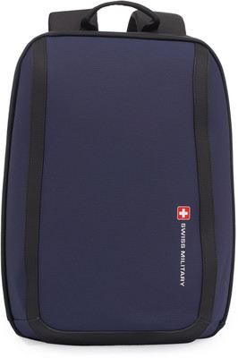 SWISS MILITARY ORACLE Multi Utility Laptop Backpack with Hidden Pocket 19 L Backpack(Blue)