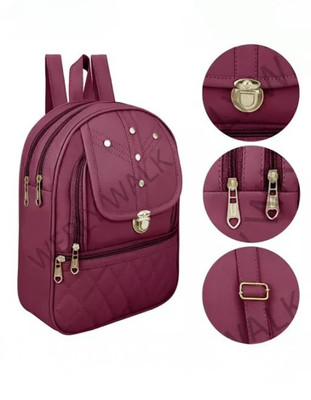 EVOLIC Stylish Cute Bag For Girl 20 L Backpack(Maroon)