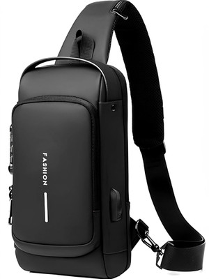 Bellveen Sling Bag CrossBody For Men Women USB Charging Port 10 L Backpack(Multicolor)