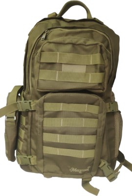McGREEN Warrior Multichain Travel Bag 65 L Laptop Backpack(Green)