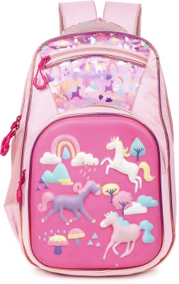 okji enterprises rubber bag 19 L Backpack(Pink)