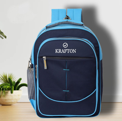 KRAFTON Stylish Comfortable For Class 1st to 4th Waterproof School bag 28 L Backpack(Multicolor)