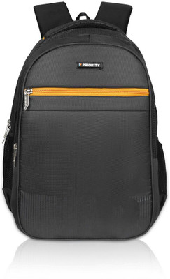 Priority Classic Black Polyester 33 L Laptop Backpack(Black)