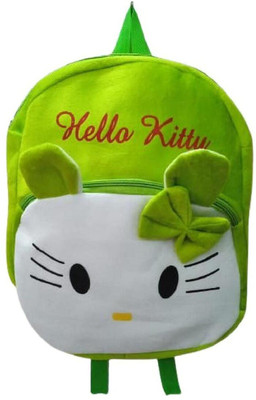 Aveek Hello Kitty Cartoon Backpack/Tution/Picnic/Travel/Lkg/Nursery/Toddler/School Bag 12 L Backpack(Green)
