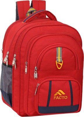 facto Large 70 L Backpack Stylish Waterproof School bag 6th to 10th Class 70 L Backpack(Red)