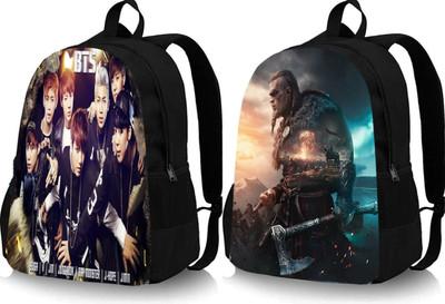 khatushyam collection A_DEVIL & DGTL-014_@@_1PC_abc 30 L Backpack(Multicolor, Black)