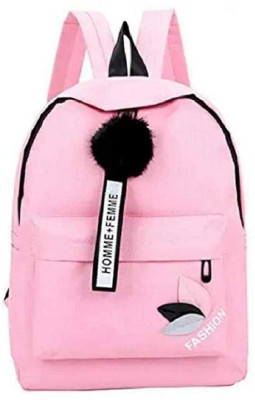 HouseOfCommon pink fashion6yt_10 20 L Backpack(Pink)