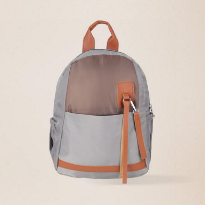 AKR Light Weight Trendy School & College Bag Unisex Casual Waterproof 10 L Backpack(Grey, Brown)