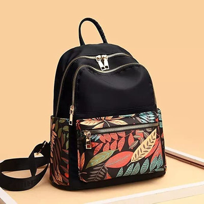 JAISOM Cute Style Female Student Waterproof Anti Thief School Backpack | Affordable 20 L Backpack(Black)
