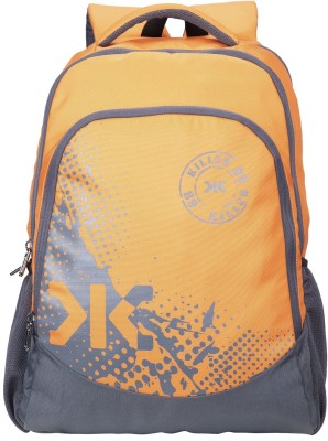 KILLER College Bag Orange Navy Polyester Casual Backpack 32 L Laptop Backpack(Yellow, Grey)