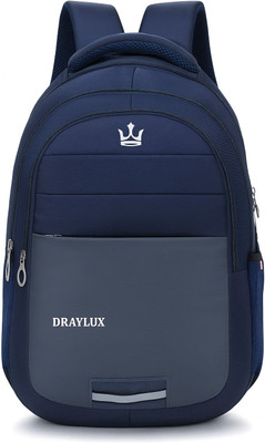 DRAYLUX EverydayPro with Large Compartments | Bottle Pocket, Front Pocket 35 L Laptop Backpack(Blue)