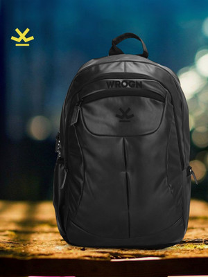 WROGN Unisex with Rain Cover 35 L Laptop Backpack(Black)