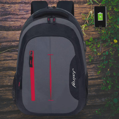 JairaJ backpack bag laptop bag school backpag(19.1*14) 38.1 L Laptop Backpack(Grey)