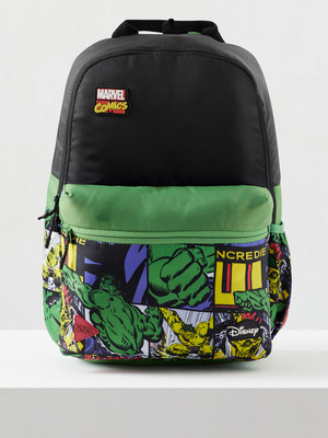 Wildcraft Wiki Pack Marvl Hulk 18.5 L Backpack(Green)