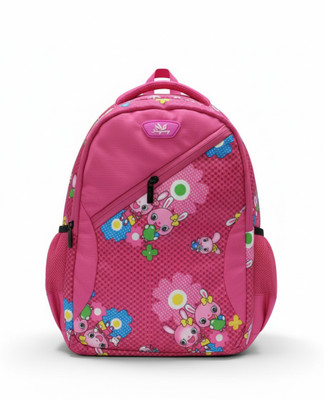 HouseOfCommon Skyway Kids School Backpack – Large Capacity & Comfortable Design 20 L Backpack(Pink)