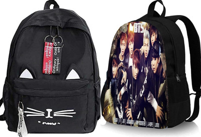 khatushyam collection A_BLK__CAT__1 A & DEVIL_abc 30 L Backpack(Black, Multicolor)