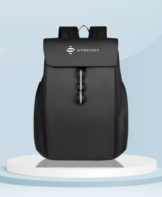 STRENDY Momentum–Water Resistant,Stylish Travel, Office Bag 30 L Laptop Backpack(Black)