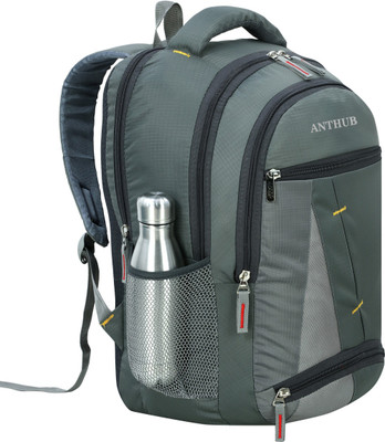 ANTHUB Laptop Backpack 30 L Laptop Backpack(Grey, Grey)