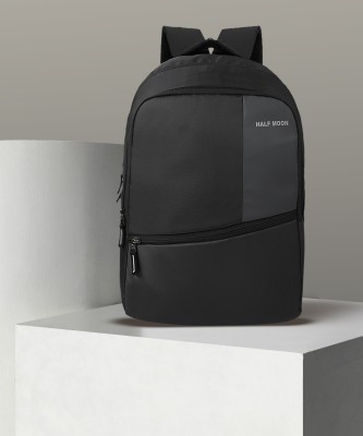 Half Moon Backpack For College School Travel Office Backpack For Men & Women 33 L Laptop Backpack(Black)