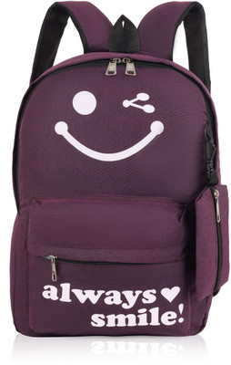 Log-Star Muted purpel ladies backpack 25 L Backpack(Purple)