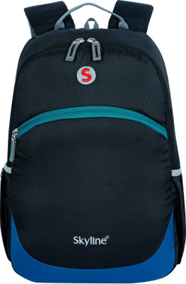 SKYLINE 30L Laptop Backpack Travel Office/College/School Bag For Men & Women 30 L Backpack(Black)