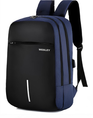 WESLEY Zeus Unisex bag Office/College Bag/Business 35 L Laptop Backpack(Blue)