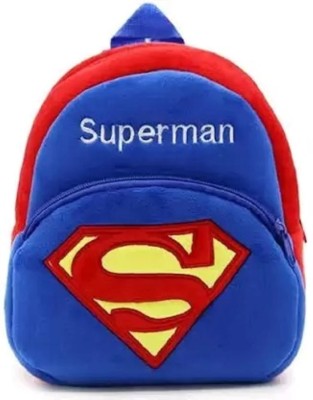 STARYANS SUPERMAN Kids bag for school Made with fine Fabric for cute Kids 10 L Backpack(Red)