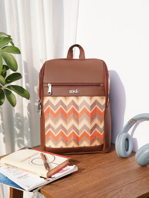 ZOUK Tidal Wave Amalia Daypack 10.6 L Laptop Backpack(Orange)