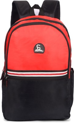 GreenLands Casual Everyday Stria Backpack/Backpack for Men Women Boys Girls 35 L Backpack(Red)