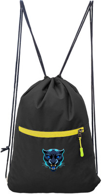 Cp Bigbasket Panther- DS-YellowZip_18 12 L Backpack(Black, Yellow)