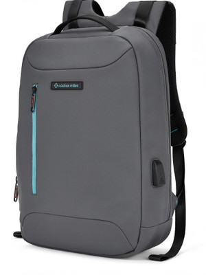 NASHER MILES Staten Passenger Workpack | Polyester | USB charging | Ideal For Office 29 L Laptop Backpack(Grey)