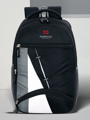 markway School/College/Office/Casual Waterproof Bag 35 L Backpack(Black)