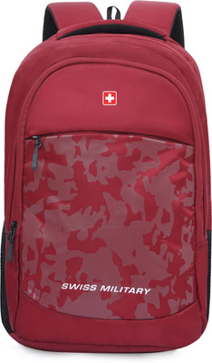 SWISS MILITARY Camouflage Multi Utility Backpack 35 L Backpack(Maroon)