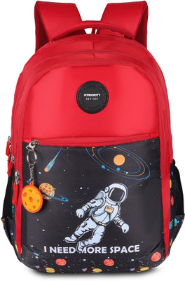 Priority 19 Inch Blockbuster 005 Printed College Black 30 L Backpack(Black)