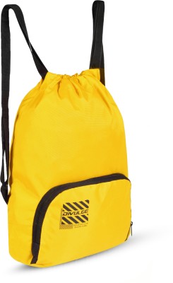 divulge Meteor Drawstring Bag Daypack, Drawstring bag, Sport Bag 16 Liters 18 L Backpack(Yellow)