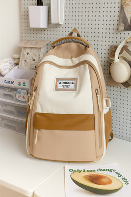 arisen Medium 40 L Laptop Backpack Student Backpack For School, Collage and Travel, 17 40 L Backpack(Beige)