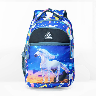 CAPTAIN SCHOOL BACKPACKS FOR KIDS 20 L Backpack(Blue)