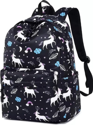 Frugal Waterproof Kids 25 L Laptop Backpack(Black, Multicolor)