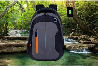 JairaJ backpack bag laptop bag school backpag(20*14) 38 L Laptop Backpack(Black, Yellow)