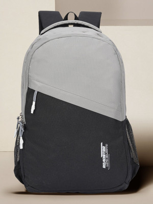 Roadster Large Historage Travel / Office / school 35 L Backpack(Grey, Black)