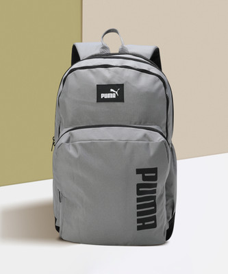 PUMA Minimalist Backpack 19.35 L Laptop Backpack(Grey)