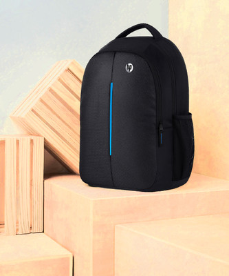 HP 15.6 Black Light weight Upto 15.6 Inch Laptop Backpack 15.6 L Laptop Backpack(Black)