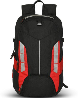 CITIZEN Casual Pro 100 Black and Red Laptop and Helmet Backpack 23.5 L Laptop Backpack(Black, Red)