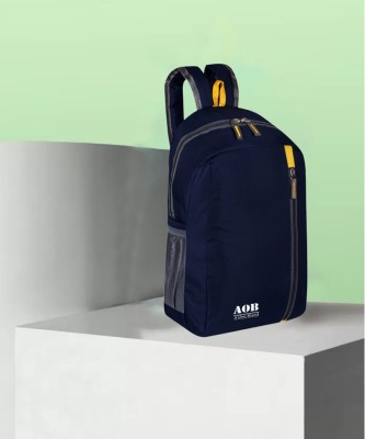 aob Medium 22 L Backpack Small Backpack Casual Bag Tuition Picnic Daypack (Black) 22 L Backpack(Black)
