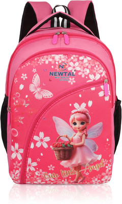 newtal small Kids school bags for girls 20 L Backpack(Pink)